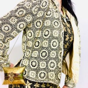 Vintage Adrianna Papell Sequin Cropped cardigan